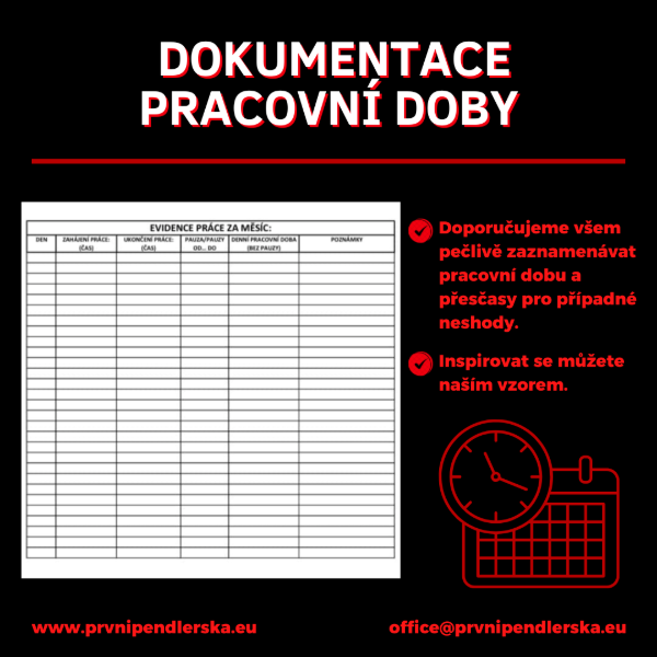 DOKUMENTACE PRACOVNÍ DOBY DOKUMENTACE PRACOVNÍ DOBY